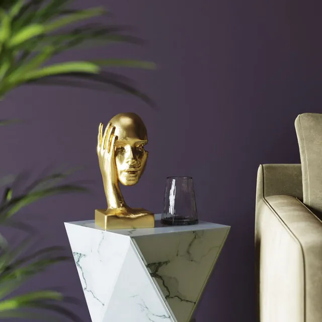 KARE Design Objet décoratif In my Mind doré 30cm> Accessoires