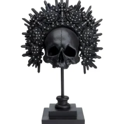 KARE Design Objet décoratif King Skull noir 49cm> Accessoires