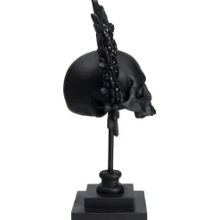 KARE Design Objet décoratif King Skull noir 49cm><noscript><img width=
