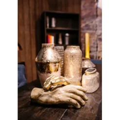 KARE Design Objet décoratif Mano doré 35cm><noscript><img width=