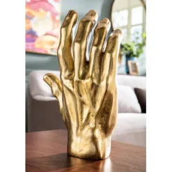 KARE Design Objet décoratif Mano doré 35cm><noscript><img width=
