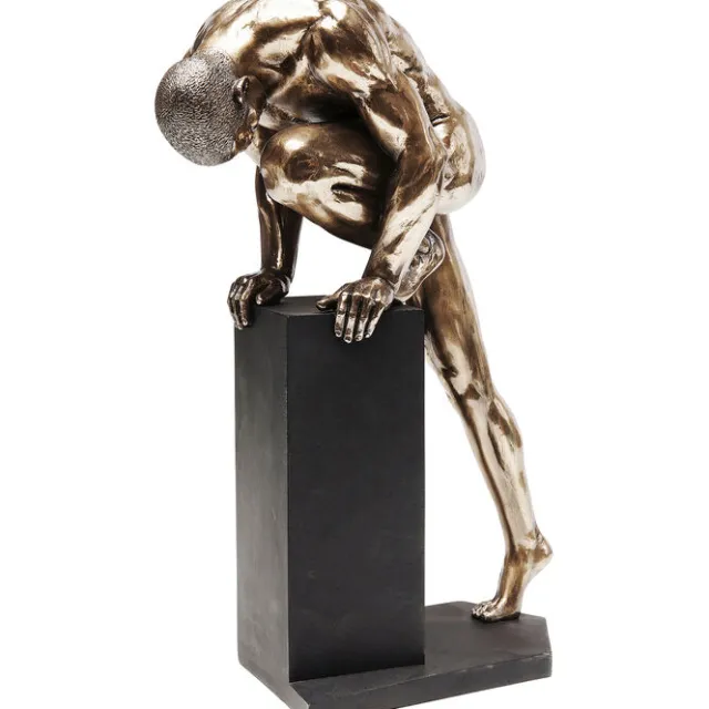 KARE Design Objet décoratif Nude Man Stand Bronze 35cm> Accessoires