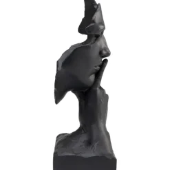 KARE Design Objet décoratif Quiet Face noir 31cm><noscript><img width=