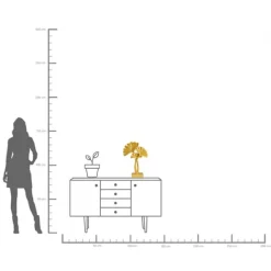KARE Design Objet décoratif Three Ginkgo 53cm><noscript><img width=