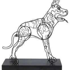 KARE Design Objet décoratif Wire Attack Dog 36cm> Accessoires