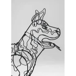 KARE Design Objet décoratif Wire Attack Dog 36cm><noscript><img width=