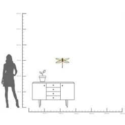 KARE Design Objet mural Dragonfly miroir 36x46cm><noscript><img width=