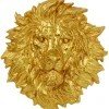 KARE Design Objet mural Lion Head doré 90x100cm> Accessoires