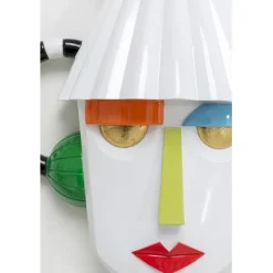 KARE Design Objet mural Mesquerade blanc 37x41cm><noscript><img width=