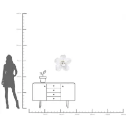 KARE Design Objet mural Orchid blanc 54cm><noscript><img width=