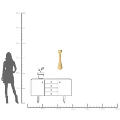 KARE Design Objet mural Ostrich doré 19x72cm><noscript><img width=