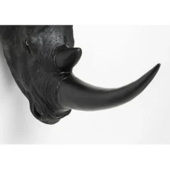 KARE Design Objet mural Rhino Head antique noir 22x43cm><noscript><img width=