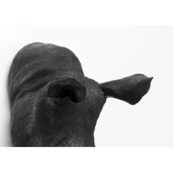 KARE Design Objet mural Rhino Head antique noir 22x43cm><noscript><img width=
