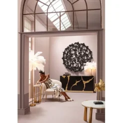 KARE Design Objet mural School of Koi noir Ø160cm> Accessoires