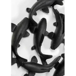 KARE Design Objet mural School of Koi noir Ø160cm><noscript><img width=
