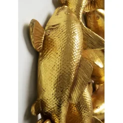 KARE Design Objet mural School of Koi doré Ø102cm><noscript><img width=