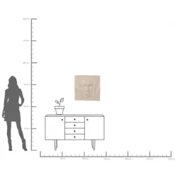 KARE Design Objet mural Soft Face 60cm><noscript><img width=