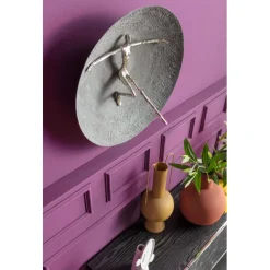 KARE Design Objet mural Umano argenté Ø60cm><noscript><img width=
