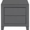 KARE Design Petite commode Luxury Push 2 tiroirs gris> Meubles