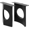 KARE Design Piètement de table Tavola Oho noir (2/Set)> Meubles