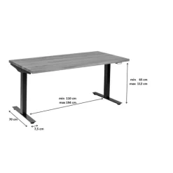 KARE Design Piètement de table Tavola Office noir><noscript><img width=
