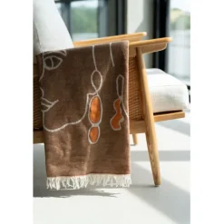 KARE Design Plaid Art Faces 170x130cm> Accessoires