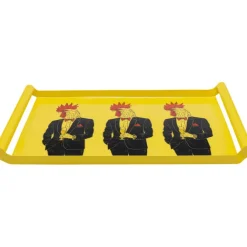 KARE Design Plateau Animal Rooster 49x30cm> Accessoires