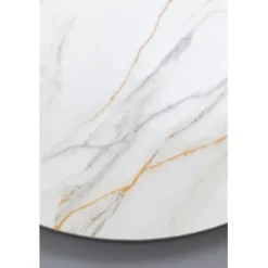 KARE Design Plateau de table Invitation rond Ceramic blanc Ø9> Meubles