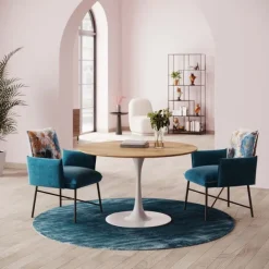 KARE Design Plateau de table Invitation rond chêne Ø90cm> Meubles