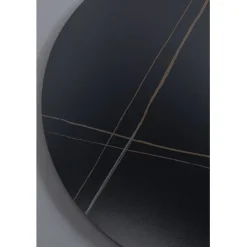 KARE Design Plateau de table Invitation rond Ceramic noir Ø90c> Meubles