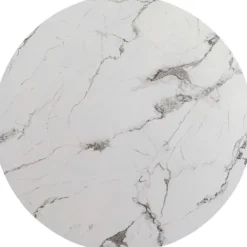 KARE Design plateau de table Schickeria marbre blanc Ø80c> Meubles