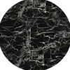 KARE Design plateau de table Schickeria marbre noir Ø80cm> Meubles