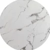 KARE Design plateau de table Schickeria marbre blanc Ø110> Meubles
