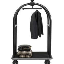 KARE Design Porte-bagages VIP Vegas noir mat> Meubles