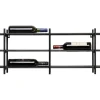 KARE Design Porte-bouteilles Cape Town noir 80x34cm> Meubles