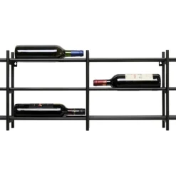 KARE Design Porte-bouteilles Cape Town noir 80x34cm> Meubles
