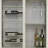 KARE Design Porte-bouteilles mural Porto greige 75x80cm> Meubles