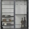 KARE Design Porte-bouteilles mural Porto noir 75x80cm> Meubles