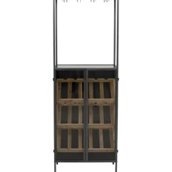 KARE Design Porte-bouteilles Porto Bar noir 60x170cm><noscript><img width=