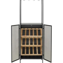 KARE Design Porte-bouteilles Porto Bar noir 60x170cm><noscript><img width=