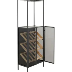 KARE Design Porte-bouteilles Porto Bar noir 60x170cm><noscript><img width=