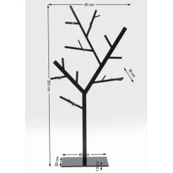 KARE Design Portemanteau Technical Tree noir><noscript><img width=