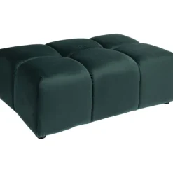 KARE Design Pouf Belami velours vert foncé><noscript><img width=