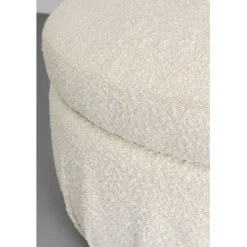 KARE Design Pouf Nube bouclé Ø56cm> Meubles