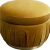 KARE Design Pouf Nube jaune Ø56cm> Meubles