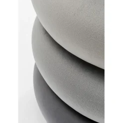 KARE Design Pouf Sandwich gris Ø45cm><noscript><img width=