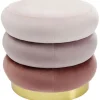 KARE Design Pouf Sandwich mauve Ø45cm> Meubles