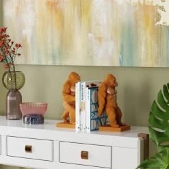 KARE Design Serre-livres Gorilla orange (2/set)> Accessoires