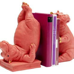 KARE Design Serre-livres Hippo fuchsia (2/set)> Accessoires