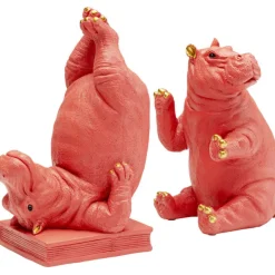 KARE Design Serre-livres Hippo fuchsia (2/set)><noscript><img width=